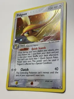 Pokemon EX FireRed & LeafGreen Pidgeot 10/112 Holo NM - Image 3