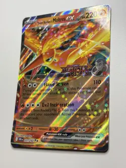 Team Rocket's Moltres ex DR Stamped IR Holo 31/182 - Pokemon SV: Destined Rivals - Image 3