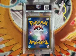 Pokemon 2002 McDonald's Japanese E-Reader Fire Energy Holo Swirl PSA 9 - Image 2