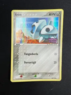 Pokemon Aron 58/110 Ex Fantasmi di Holon Holo Stamped Prerelease ITA - Image 1
