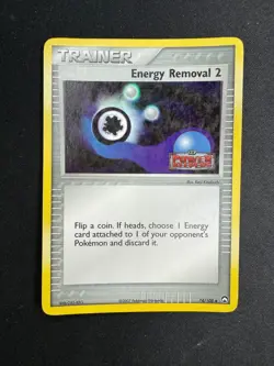 Pokemon Energy Removal 2 74/108 Ex Power Keepers Holo Stamped Prerelease ENG - Image 1