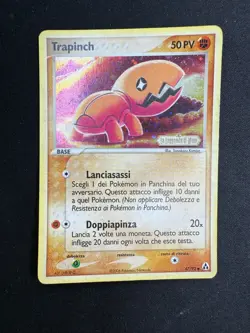 Pokemon Trapinch 67/92 Ex Leggenda di Mew Holo Stamped Prerelease ITA - Image 1