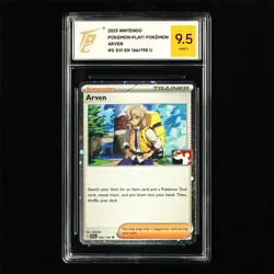 TQG 9.5 MINT+ 2023 Pokemon ENG Arven 166/198 U - Image 2