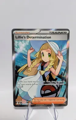 Lillie's Determination - Ultra Rare ME01: Mega Evolution 169/132 NM Pokemon TCG - Image 1