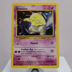 Pokemon TCG - Drowzee 49/102 Base Set Common WOTC 1999 - EXC - Image 2
