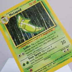 Pokemon TCG - Metapod 54/102 Base Set Common WOTC 1999 - EXC - Image 1
