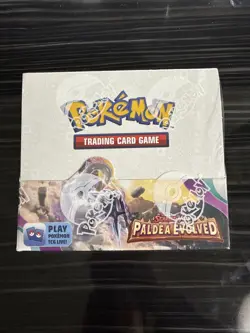 Pokemon Paldea Evolved SV02 Factory Sealed Booster Box 36 Packs (Case Fresh) - Image 2