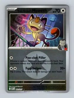 Pokemon TCG - Ascended Heroes (Reverse Holo) Team Rocket's Meowth - 161/217 - Image 1