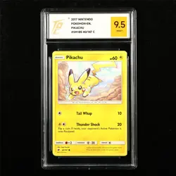 TQG 9.5 MINT+ 2017 Pokemon ENG Pikachu 40/147 C - Image 1