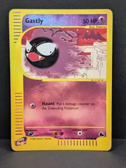 Gastly 57/144 Skyridge Reverse Holo Rare Pokemon TCG Nintendo e-reader LP - Image 1
