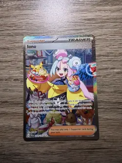 Pokemon TCG Iono Special Illustration Rare Trainer Holo 269/193 Paldea - Image 1