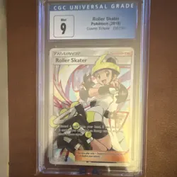 Pokemon CGC 9 Roller Skater 235/236 Full Art Ultra Rare Holo Sm-Cosmic Eclipse - Image 1