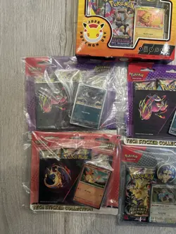 Ascended Heroes tech sticker blister packs & Pokemon day 2026 collection bundle - Image 5