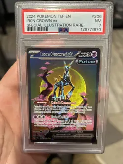 Iron Crown Ex SIR 2024 Pokemon TEF EN PSA 7 206/162 Temporal Forces - Image 1