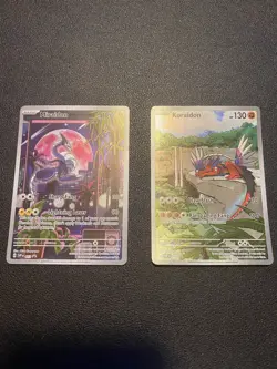 Koraidon 013 & Miraidon 014 SET SVP Black Star Promo Pokemon TCG - Image 1