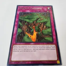 (3x) Gravity Collapse - VASM-EN030 - Rare - NM - 1st Ed - Yugioh - Playset - Image 2
