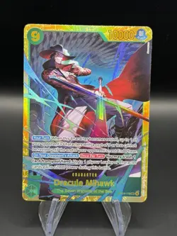 Dracule Mihawk | OP14-119 | One Piece | The Azure Sea’s Seven | Foil | SEC - Image 1