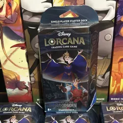 Disney Lorcana: Rise of the Floodborn Starter Deck - Amber and Sapphire Sealed - Image 1