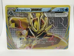 Pokemon TCG 2016 XY Black Star Promos Empoleon Break Holo XY134 JUMBO Card - Image 1