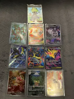 Pokemon TCG Mega Evolution / Scarlet & Violet Illustration Rare 10 Card Lot - Image 1