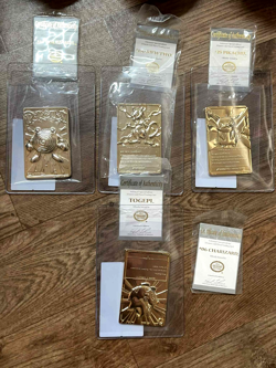 Pokemon 23K Gold Plated Cards 1999 Burger King Promotion - Image 4