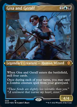 Gisa and Geralf (Foil Etched) [Starter Commander Decks] Magic MTG - Image 1