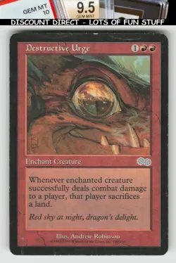 Magic_the_gathering Urza's Saga Destructive Urge - Image 1