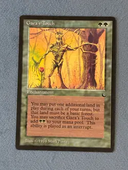 Gaea's Touch - The Dark, Magic the Gathering MtG - Image 1