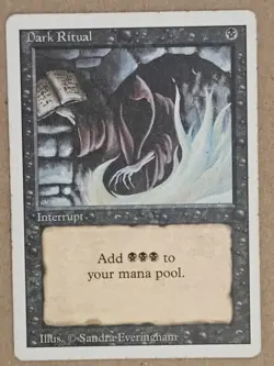 Dark Ritual - Revised Edition - Lightly Played | MTG - Image 1