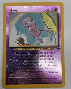 Mew Southern Island Reverse Holo 1/18 Pokemon TCG Card 30HP - Image 1