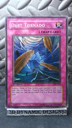 | Yugioh Dust Tornado PSV-011 1st Edition Super Rare Pharaohs Servant MP/HP | - Image 1