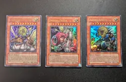 Yugioh Sphinx Set w/ Theinen Andro Teleia EP1-EN001 002 003 Movie Ultra Rare LP - Image 1