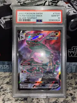 Rayquaza VMAX TG20/TG30 Silver Tempest Pokemon Full Art - PSA 10 Gem Mint - Image 1