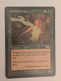 Magic the Gathering MTG Seedborn Muse - Legions - Rare - 138 - MP - Image 1