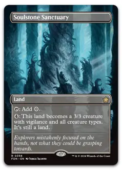Soulstone Sanctuary (Borderless) #356 (NM) Foundations FDN Magic MTG - Image 1