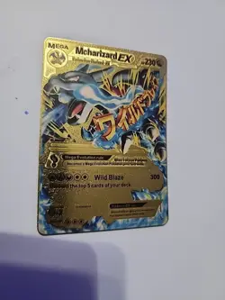 Pokemon TCG Mega-Charizard-EX Flashfire 108/106 Holo Secret Rare Gold Card - Image 1