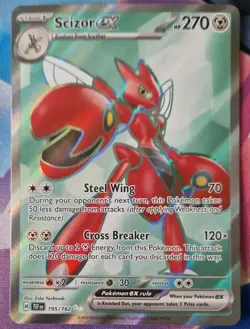 Scizor 195/162 Holo Ultra Rare S & V Temporal Forces Pokemon Card NM-Mint TCG - Image 1