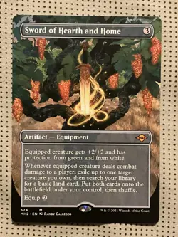 Sword of Hearth and Home (Borderless) Modern Horizons 2 Regular - Image 1