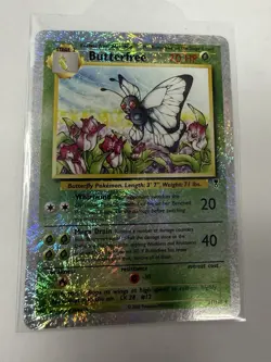 Pokemon TCG Legendary Collection Reverse Holo Butterfree 21/110 Rare C2002 LP - Image 2