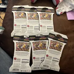 (Set Of 6) Pokemon TCG VIVID VOLTAGE Sleeved Booster Pack Factory Sealed - Image 2