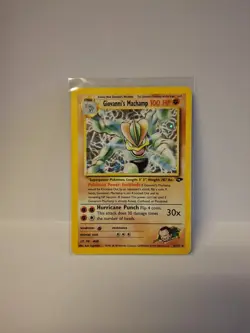 Giovanni's Machamp - 6/132 - Pokemon Gym Challenge Holo Rare Card - Image 1