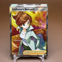 Pokemon TCG Professor's Research SWSH152 Sword & Shield Promo Full Art Holo NM - Image 1