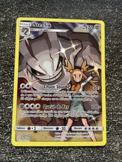 STEELIX FULL ART - POKEMON 247/236 SL12 ECLIPSE COSMIQUE NEUF FR - Image 1