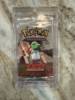 Pokemon TCG WOTC Neo Discovery Booster Pack Factory Sealed, Unweighed - Image 1
