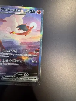 Pokemon TCG Charizard EX 199/165 Scarlet & Violet 151 Special Illustration Rare - Image 5
