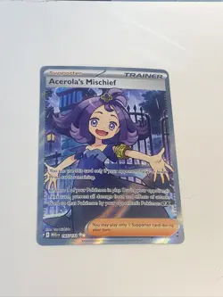 2025 POKEMON MEG EN-MEGA EVOLUTION ULTRA RARE #165 ACEROLA'S MISCHIEF -L👀K - Image 5