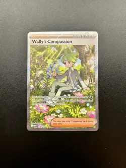 Wallys Compassion 186/132 Mega Evolution Pokemon Card NM Condition - Image 2