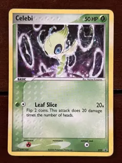 Pokemon Black Star Promo Celebi 029 Holo Rare MP - Image 1