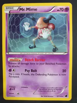 Mr. Mime 47/116 - Plasma Freeze Set - Pokemon Card - Excellent Condition - Image 1