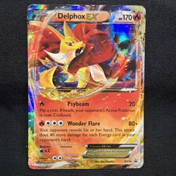 Delphox EX XY19 XY Promos Black Star Promo Holo Pokemon Card - Image 1